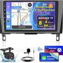 Roinvou [8 Core 4G+64G] for Nissan Rogue X-Trail Qashqai 2014-2018 Android Radio with Wireless Carplay Android Auto, 10.1 Inch IPS Touch Screen Car Stereo, Bluetooth 5.0, 32 EQ, GPS, WiFi, 59UI