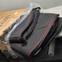 OMOKA AUTO Car Seat Covers with Waterproof Leather,Vehicle Cushion Cover for Cars SUV Sedan Pick-up Truck Universal Fit Set for Most Cars (Black-Red, 5 Sets Full Seat)