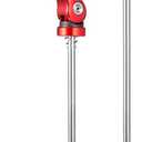 Chooee Quick Release Skewers Front & Rear Set for Mountain Bike or Road Bike (red/Black)