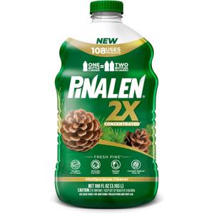 PINALEN 2X Max Aromas Concentrated Multipurpose Cleaner - Fresh Pine Scent - 108 fl oz - All Purpose Cleaner for Kitchen, Bathroom, Floors & Outdoors