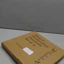 AHHFSMEI Paper Braided Round Placemats Set of 6 Natural Non-Slip Heat Resistant Table Mats for Dining Tables Woven Indoor & Outdoor Place mats(Brown)