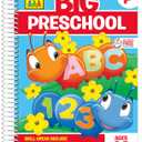 School Zone Big Preschool Workbook: 320 Spiral-Bound Pages, Pre-K, Colors, Shapes, Numbers, Early Math, Alphabet, Pre-Writing, Phonics, Following Directions, Ages 3-5