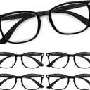 CCVOO Reading Glasses for Women/Men, Eyeglasses, Blue Light Readers for Women/Men, Computer Eye Glasses, Cheaters +6.0