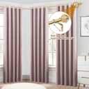 Bay Window Curtain Rods, USFOOK Gold Curtain Rods for Bay windows 32 to 86 Inch (Center Rod), 32 to 58 Inch Side Rod for windows, Decorative Drapery Rods with Bling Finials