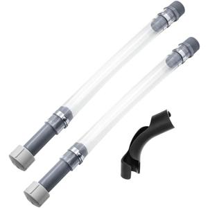 2 PCS Racing Fuel Jug Hoses with Hose Bender, Clear Racing Fuel Filler Hose for Fuel Filler Hoses Container Fuel Tank Gas Can, 3/5/5.5 Gallon VP Fuel Jugs