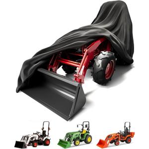 Tractor Cover,Tractor Covers Waterproof Heavy Duty,Tractor Cover Replace for Kubota,Universal Fits Most Compact Utility Tractors with Backhoe, Dustproof(189 L x 76 W x 86 H in)