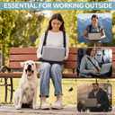 Laptop Harness for Walking Portable Wearable Laptop Stand for up to 14" Tablets E-Readers Notebook Notepad Standing Desk with Adjustable Straps(Black)