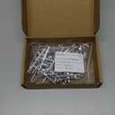 50Pcs Tri-Fold Aluminum Blind Rivets,Tri Grip Exploding Assortment Bulb Style Pop Rivets for Automotive, Soft or Plastic Materials (Silver, 3/16"x1-3/16" Large Head 5/8")