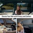 ZATOOTO Car Window Shades for Driver 2Pack Magnetic Car Window Covers Sun Shade Keep Interior Cool and Comfortable, Breathable Window Curtains for Travel, Camping, Taking a nap (Front 2pcs)