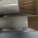 BS-MALL Professional Makeup Brush Set 18 Pcs Premium Synthetic Foundation Powder Concealers Eye Shadows Blush Makeup Brushes with Travel Case (Matte White Beige)