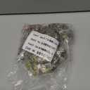 100 PCS U-Clip Nut Set for Auto Car  M4 M5 M6 M8 Assortment Kit (25 Each), Color Zinc Coated Iron, for Dashboard, Door Panel, Bumper & Interior Fastening