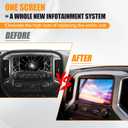 8 LCD Touch Screen Replacement For Chevy Silverado Suburban Tahoe Colorado GMC Canyon Sierra Yukon 2014-2018 Radio Navigation, Replace DJ080PA-01A