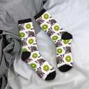Alien Funny Socks Novelty Crew Socks For Women Men