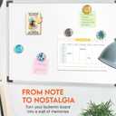 Magnetic Picture Frames - Mother's day Gift - BEE POSITIVE - Daily Motivation Gift - Positive Appreciation Decor - Encouragement Gifts for Women - Magnetic Frames for Refrigerator, Locker & More