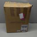 Fiqevs Dimmable Flower Floor Lamp for Living Room, Vintage Floor Lamp with 3 LED Bulbs, Mid Century Gold Standing Lamp with Acrylic Shade, Floral Tall Lamp for Bedroom Office - Antique Brass