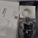 Ryamen Heavy Duty Shower Filter, Shower Water Filter, 99% REMOVAL Shower Head Filter for Hard Water, Heavy Metals, Chlorine (2 Cartridges, Silver)