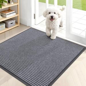 OLANLY Front Door Mat 35x30, Waterproof Heavy-Duty Indoor Outdoor Doormat