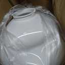 PRETYZOOM 12 Inch Acrylic Spherical Lampshade Replacement Globe Light Cover for Outdoor Garden Patio Lamps Round Lamp Shade with Sturdy Lightweight Design, 30.00X30.00X30.00CM