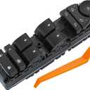 ZAPOSTS Power Window Switch Fits for Chevy Silverado Avalanche 20072013,Suburban Tahoe for GMC Sierra Yukon XL 1500 2500 3500 for Cadilla Escalade 20072014.OEM 20835553.Left Driver Contro Switch