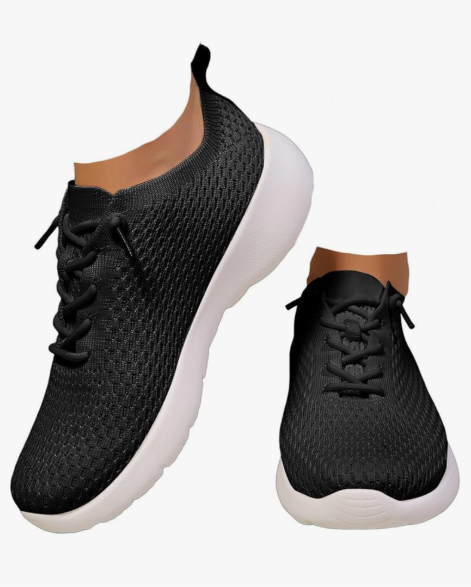 Bobbie Brooks Sneakers Womens Size 10 Mesh Black New