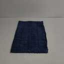 UGASA 14x24 Inch Pillow Cover Pack of 1 Soft Boho Stripe Corduroy Long Rectangle Lumbar Cushion Cover Farmhouse Decorative Throw Pilowcase for Bed, Couch, Sofa, Bedroom, Living Room, Blue