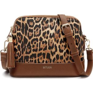 Women's Cross Body Bag for Women Shoulder Handbags PU Leather Hand Bags for Travel Daily Work