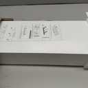 BAYKA White Floating Shelves for Wall  Rustic Wood Wall Shelves with Metal Brackets for Bathroom, Bedroom, Kitchen, or Living Room Decor Organization  Set of 3, Sturdy Storage with 22lb Capacity (15.7inches, C. White - Modern Minimalist Style)