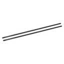uxcell 2Pcs Carbon Fiber Tubes 6 x 8 x 420mm Plain Weave Glossy Surface Rod 3K Roll Wrapped Carbon Round Tubing for RC Airplane Quadcopter Multicopter