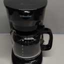 Mueller 12-Cup Drip Coffee Maker - Borosilicate Carafe, Auto-Off, Reusable Filter, Anti-Drip, Keep-Warm Function, Clear Water Level Window Coffee Machine, Kitchen Essentials & Accessories (Black)