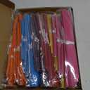 Gavoyeat Paper Pom Poms Color Tissue Flowers Birthday Celebration Wedding Party Halloween Christmas Outdoor Decoration,18 pcs of 10 12 14 Inch
