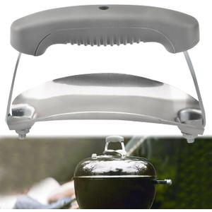 80672 Charcoal Lid Handle & Shield Kit - Only Works for lids with 2 Handle Holes Compatible with Weber Cha-rcoal Grills (2015-Present) - Does NOT for lids with a Welded Handle