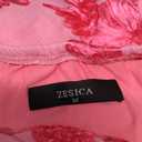 ZESICA Cocktail Wedding Guest Dresses for Women 2026 Summer Strapless Floral Bodycon Mesh Tube Formal Party Midi Dress, M
