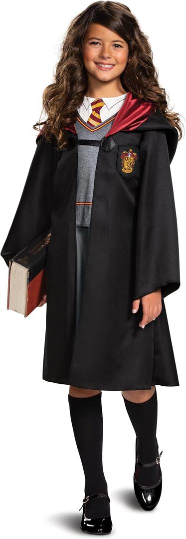Hermione Granger Costume, Official Harry Potter Wizarding World Outfit for Kids, Classic Child L/G 10-12