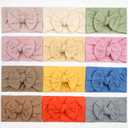 CLLOT Super Stretchy Soft Knot Headbands with Hair Bows Head Wrap Hair Accessories For Newborn Baby Girls Infant Toddlers Kids
