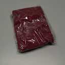 2 x Fall Thanksgiving Rustic Cloth Napkins 16.5x16.5 Inches Handmade Cotton Linen Napkins with Fringe Boho Washable Dinner Napkins in Bulk for Wedding Party Table Decor Set of 4 Burgundy