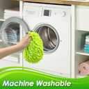 JEHONN Reusable Microfiber Mop Pads Compatible with Swiffer Sweeper, 4 Pack Dry Sweeping Cloths Cover, Washable Wet Refills for Hardwood Tile Floor Cleaning (Only Replacement Accessories)