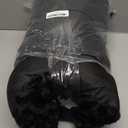 KSIIA Washable Dog Bed Anti-Slip Dog Crate Beds Deluxe Plush Kennel Pad Comfy Pet Sleeping Mat for Small Dogs, 23" x 18", Black