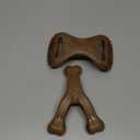 Benebone 2-pack Wishbone/Dental Durable Dog Chew Toys, Dog Toys for Aggressive Chewers, Real Bacon, Made in USA, Medium