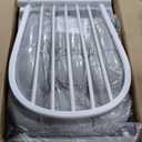 Storkcraft Premium Hoop Glider & Ottoman (White/Light Gray)  GREENGUARD Gold Certified Nursery Glider, Solid Wood Craftsmanship, Smooth-Gliding Nursery Chair and Ottoman, Award-Winning