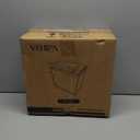 Fish Tank, 2.2 Gallon Glass Aquarium, Small Fish Aquarium Kits with Smart Humidifier, Auto Feeder, Silent Water Pump, Temperature Display & 7-Color Lighting, for Office & Home - Black