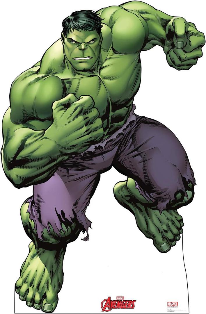 Cardboard People Hulk Life Size Cardboard Cutout Standup - Marvel's Avengers Animated (Hulk 2)