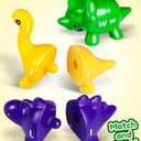 52PCS Dinosaurs Alphabet Learning Toy for Kids 2-4, Montessori ABC Matching Letters Dino Toys Gifts for Toddlers 3-5, Educational Fine Motor Preschool Learning Toys for 2 3 4 Year Old Boys Girls