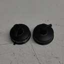 DGYB Suction Cup Hooks for Shower Set of 2 Towel Hooks for Bathrooms SUS 304 Stainless Steel Matte Black Shower Hook for Loofah 15 LB Bathroom Hook for Towels