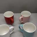 16 oz Set of 4 Ceramic Large Coffee Mugs - Ideal Coffee/Tea Cups, Perfect House Warming or Office Gifts for Women & Men(Multicolor)