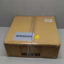 VONLUCE Modern Chandeliers, 18" Drum Chandeliers with 2-Layer Fabric Shade, 4-Light Pendant Light Fixture with E26 Base, Light Fixture for Dining Room Bedroom Living Room, Linen Shade & Nickel Finish