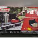 Coleman Triton+ 2-Burner Propane Camping Stove with InstaStart Ignition, Portable Camping Cooktop with 2 Adjustable Burners & Wind Guards, 22,000 BTUs of Power for Camping, Tailgating, Grilling