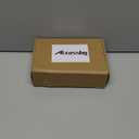 Alzassbg Cabinet Pulls, Matte Black, 5 Inch Hole Centers, Zinc Alloy Square Handles for Kitchen Cabinets and Drawers, 10 Pack, AL0005MB