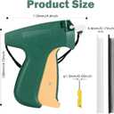 Fine Stitch, Mini Stitch Gun for Clothes,Stitch Quick Clothing Fixer Sewing Quilting Hemming Quick Stitch Tagginn Gun Kits with 2 Needles, 2000 Black & 2000 White 4.4mm Fastener