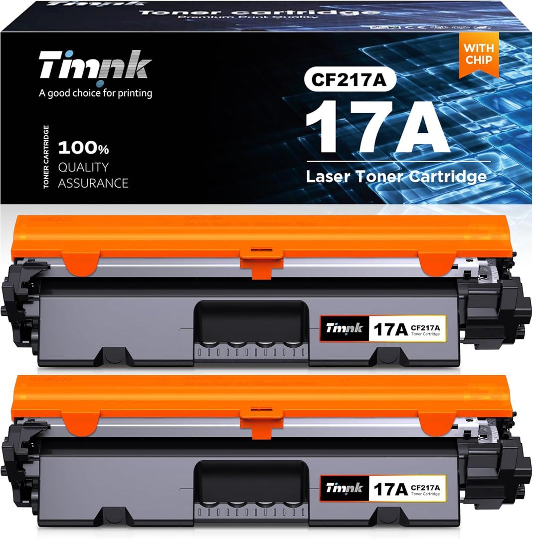 17A CF217A Toner Cartridge  High Yield Compatible with HP LaserJet Pro M102w, M102a, MFP M130a, M130nw, M130fn, M130fw, M102, M130 Series Printers  Replacement for CF217A Toner (2-Pack, Black)
