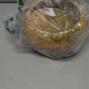 Hand-Woven Round Rattan Storage Basket with Lid 8.6x5.1 Inch Durable Wicker Box for Picnic, Decoration, and Multi-Purpose Storage Eco-Friendly Craftsmanship
